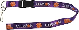 NCAA Collegiate Team Lanyard with Breakaway Key Ring