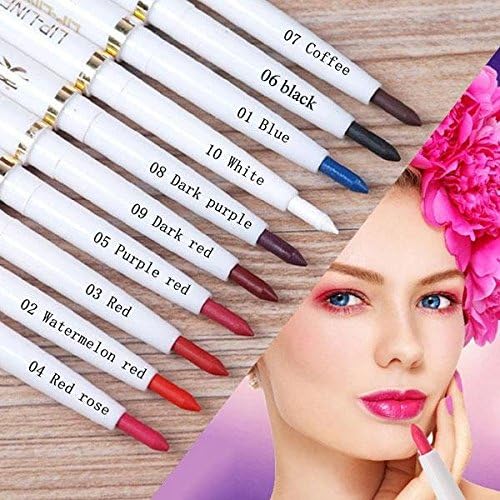 Banggood Ultra Deluxe Beauty Lipliner Lasting Lip Liner Pencil for Women Cosmetic Home Used 08 Dark Purple