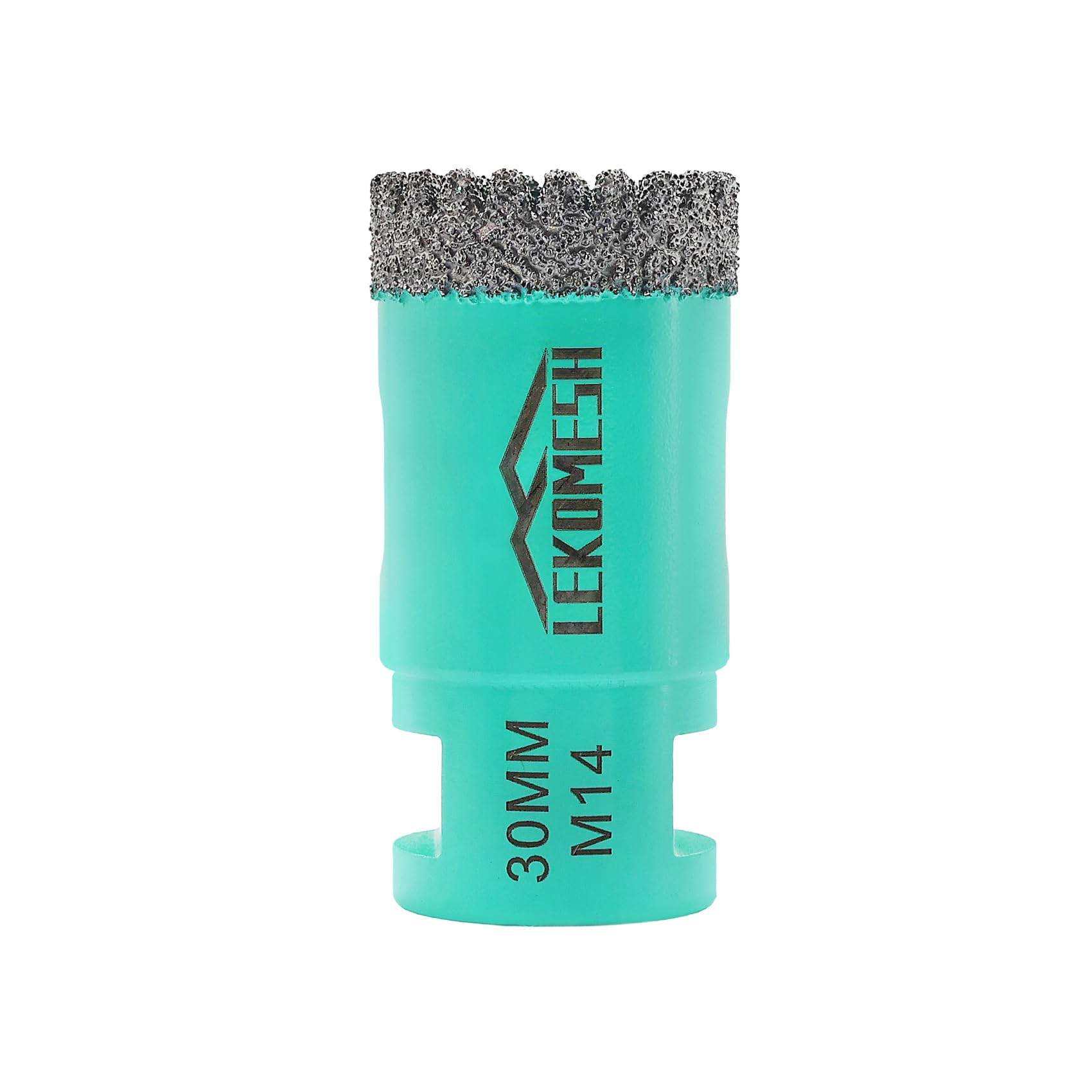 Diamond Tile Core Drill Bit - 30mm Tile Hole Saw Cutter for Porcelain Ceramic Granite Marble Stone, LEKOMESH, M14 Thread