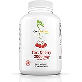 Tart Cherry Extract - 3000 mg Per Serving - 90 Vegetarian Capsules | Gluten-Free | GMO-Free | Highly Potent | A Canadian Comp