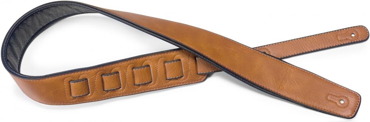 Stagg SPFL 30 HON - Correa acolchada de piel para guitarra ...
