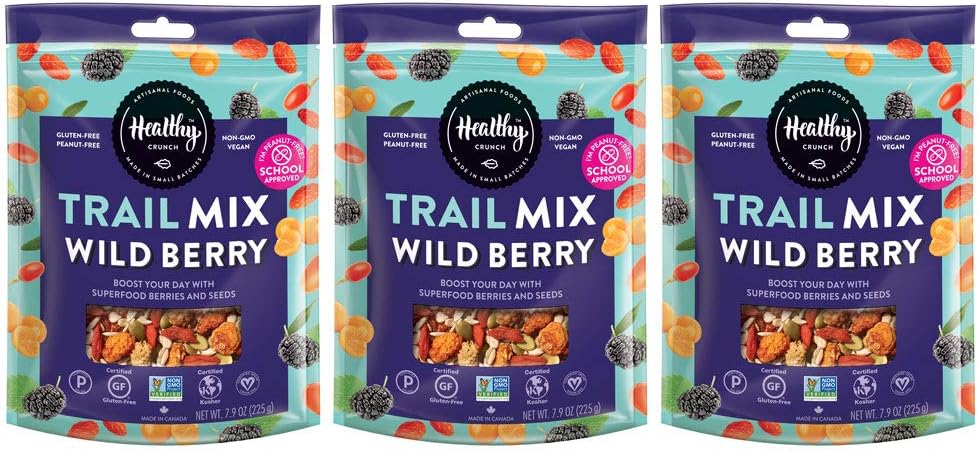 Healthy Crunch Trail Mixes (Wild Berry, 3 Pack)