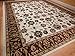 AS Quality Rugs Large Traditional Area Rugs for Bedroom, Turkish Pattern Entryway Carpet, Home Decor Rugs, Cream Circles Wave Inspired, Stain Resistant, Pet Friendly, (Multi-Color Large 8x10)