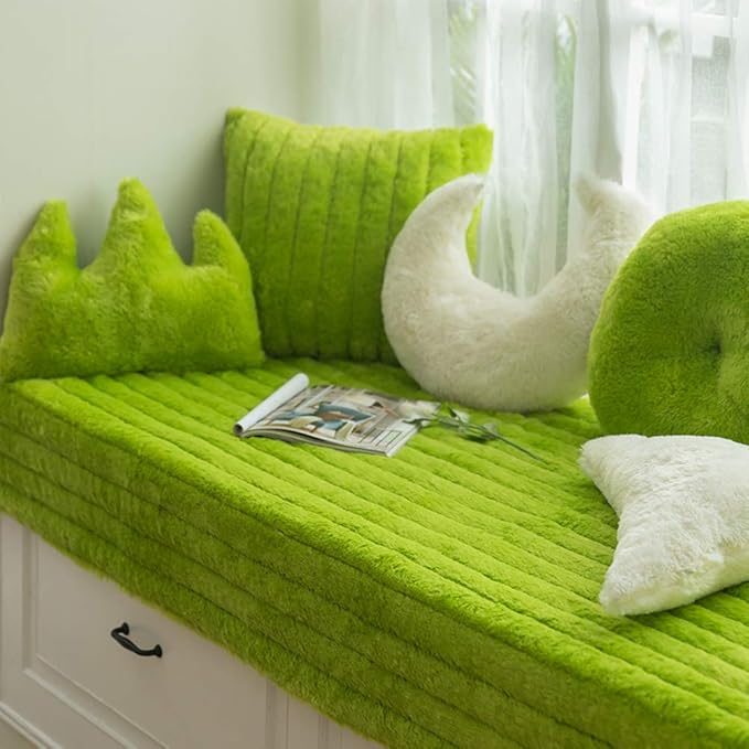 DULPLAY Plush Thicken Bay Window Mat,Tatami Balconies Mats