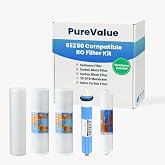 PureValue 5EZ50 RO Filter Kit, Includes 50 GPD Membrane, 5-Stage | YSM-5EZ50, 5-Piece Direct-Fit Kit, 50 GPD TFC Membrane, Dual Carbon Blocks, Sediment Prefilter &amp; K2533-JJ GAC Postfilter