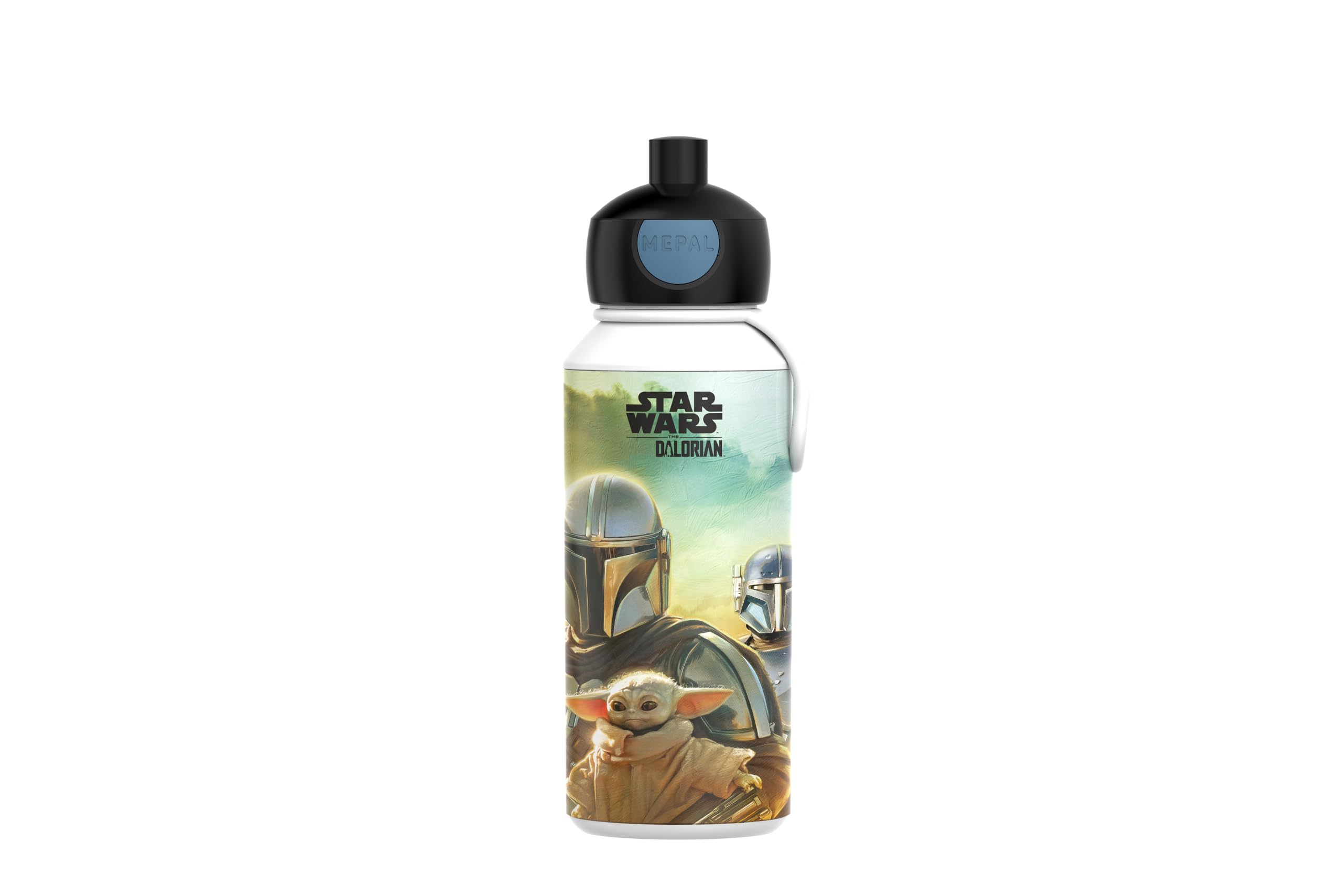 Mepal - Drinking Bottle Pop-up Campus - Drinking Bottle - Leak Proof Drink Bottle For School - BPA-free & Dishwasher Safe - 400 ml - Star Wars — image 1