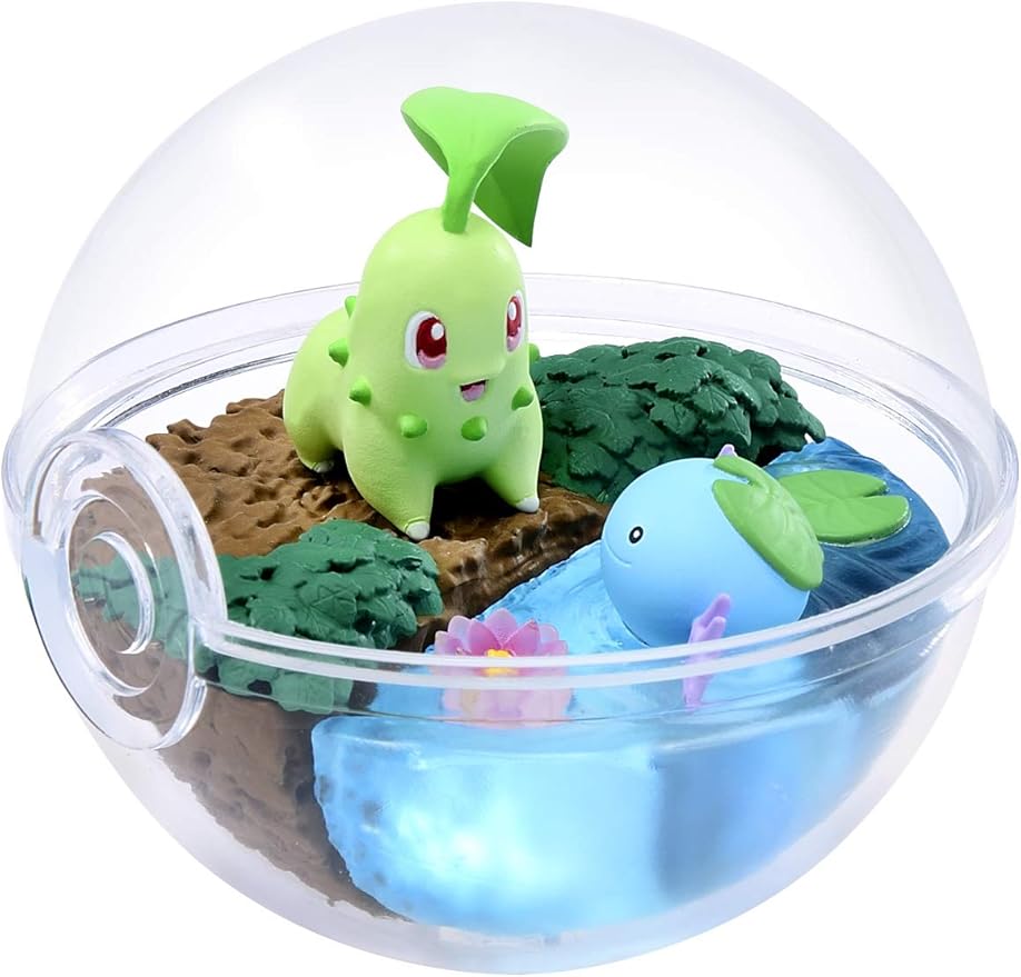 Usa Fast Ship Pokemon Terrarium Collection 8 Mudkip Lotad By Re Ment Collectibles Apvalus Animation Art Characters