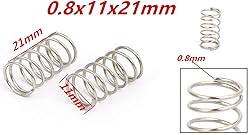 XJS Metal Compression Spring Silver Tone