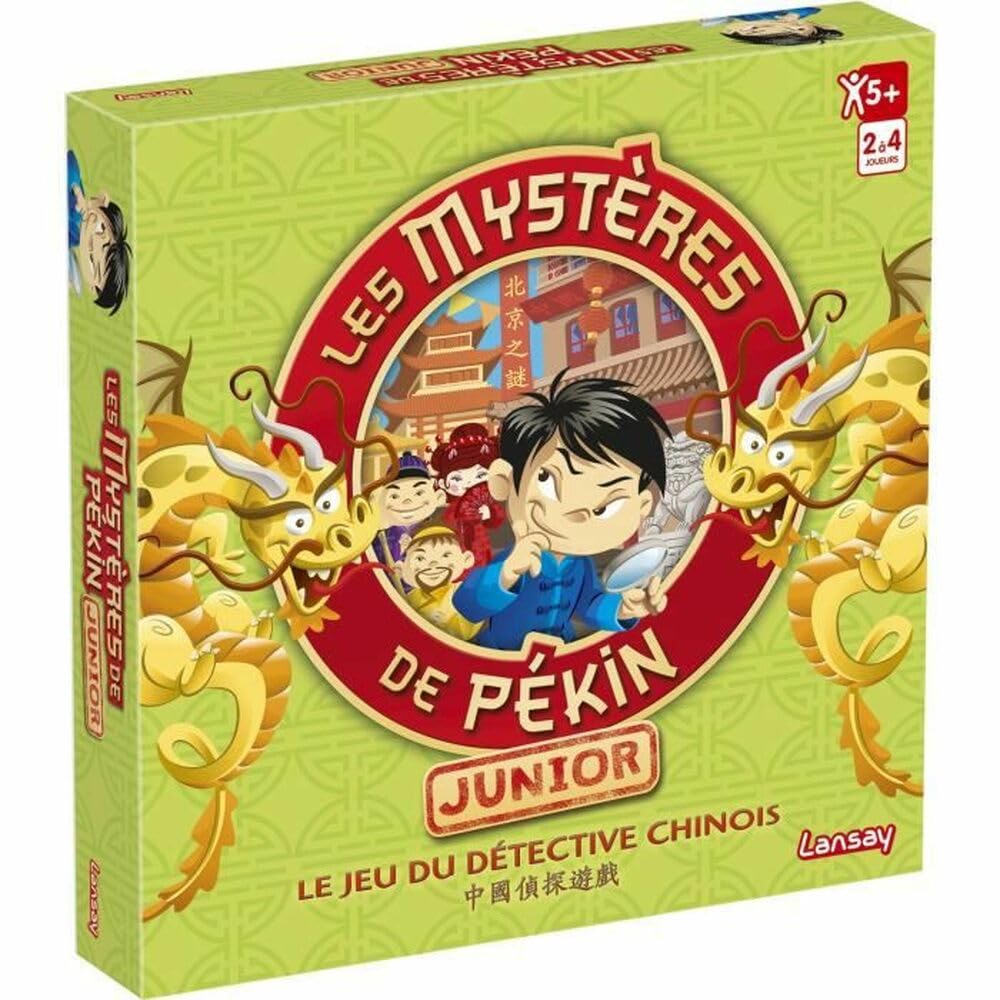 The Mysteries of Beijing - Junior Edition - Board Game - Riddles and Surveys between Friends or Family - Ages 5 and up - 2 to 4 Players - French Version - Lansay
