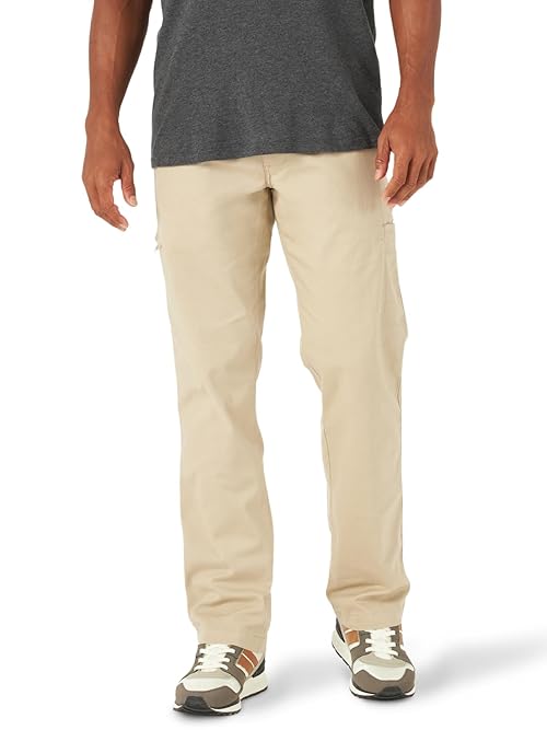 Lee Men's Extreme Motion Canvas Cargo Pant Buff 42W x 32L