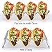 Pangda 4 Pack Stainless Steel Taco Holders Stand Taco Rack W Space for Hard or Soft Shell Tacos (Large)