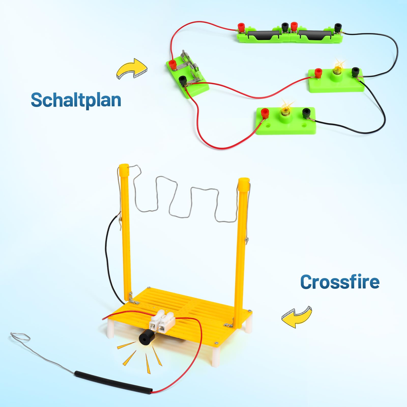 Experimente für Kinder ab 8 9 10 11 12 13 14, Elektronik Baukasten, Experimentierkasten, Elektro Baukasten für Kind, Bausatz Kinder Elektro Spielzeug Geschenke ab 8 9 10 11 12 13 14 Jahre Jungen 3