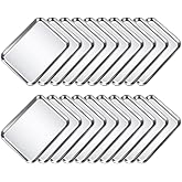 Voittozege 20-Piece Baking Sheet Set - Stainless Steel Pans, 10 x 8 x 1 Inch Oven & Dishwasher Safe