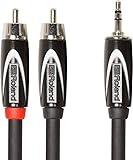 Roland Interconnect Cable 3.5mm TRS to Dual RCA