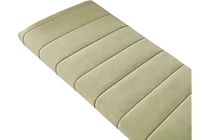 40/48/60/31/35 x 12/14/16 Inch Indoor/Outdoor Bench Cushions - Non-Slip Seat Pads with Zipper for Patio Swings, Porch Furnitu