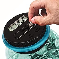 Coin Piggy Bank Saving Jar, Winnsty Digital Coin