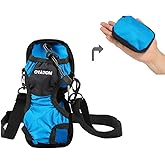 OYATON Water Bottle Carrier with Straps, Universal Water Bottle Holder Sling, Water Bottle Strap Folds into Pouch for Easy Storage, Perfect for Walking, Hiking and Travel