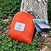 OuterEQ Portable Parachute Nylon Fabric Travel Camping Hammock Grey & Orange