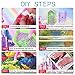 DIY 5D Diamond Painting by Number Kit, Full Drill Round Crystal Rhinestone Embroidery Cross Stitch Home Wall Décor Art Craft Canvas,Butterfly,15.75 x 11.81 inch