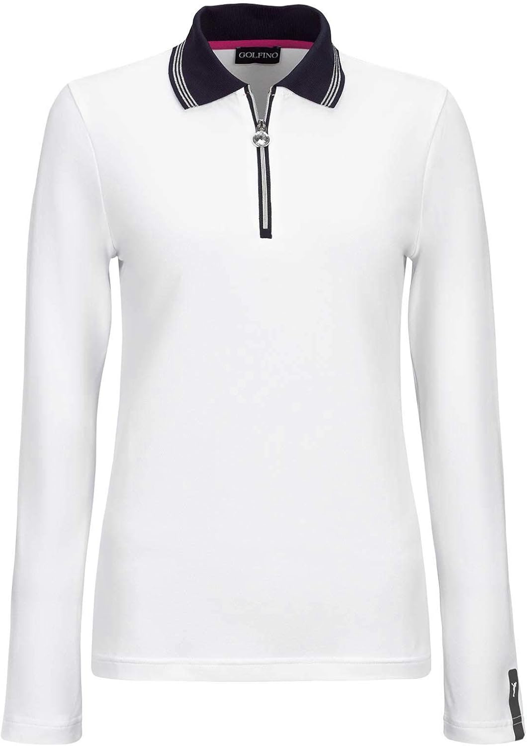 GOLFINO PT Revolution Zip Polo (Pique UV), Ladies Golf Wear at Amazon