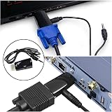 HDMI to VGA Adapter with Audio 1080p Male to Female Converter for PC Laptop view 4