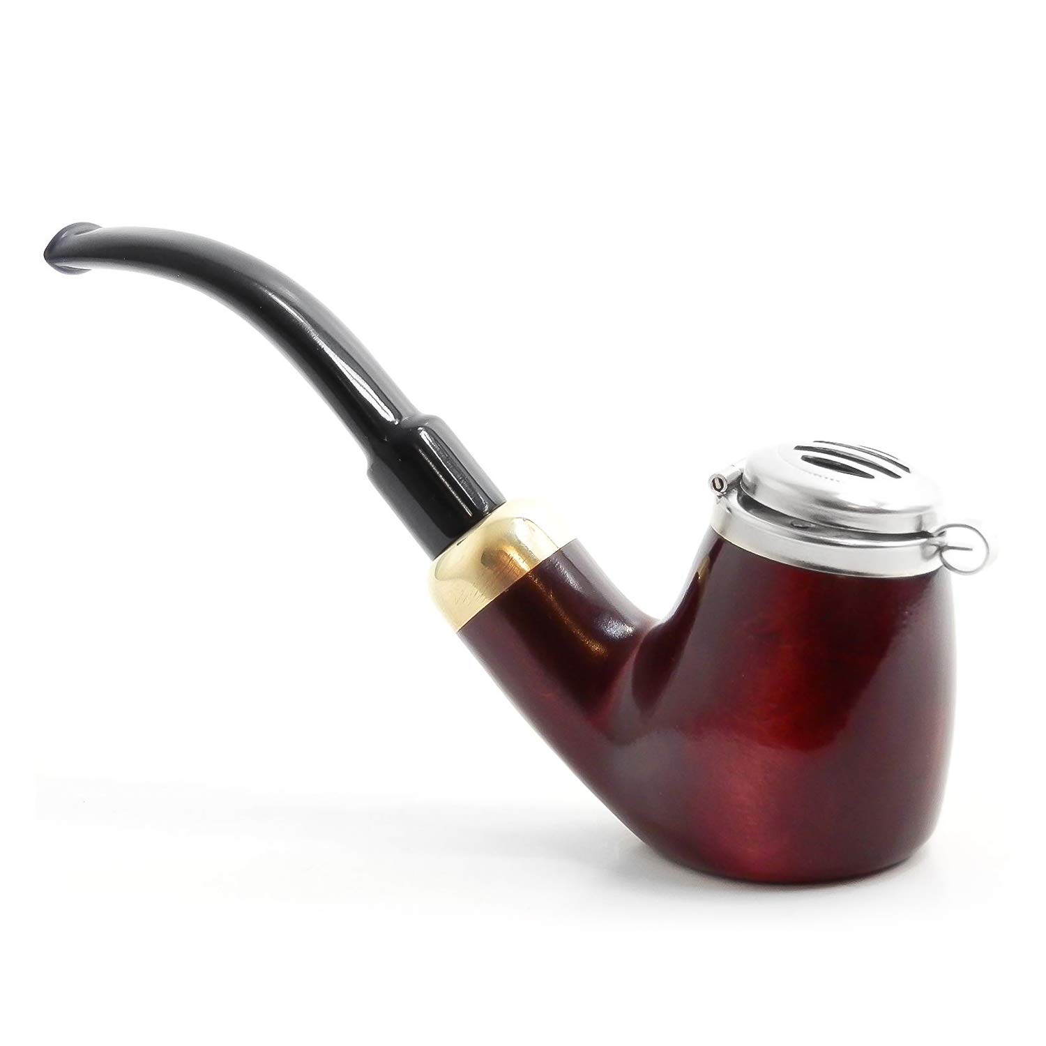 Mr. Brog Full Bent Smoking Tobacco Pipe Handmade Model No 21 Old