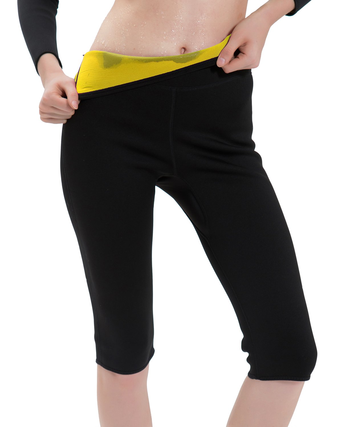 Aliex Womens Thigh Slimmer Shapewear Slimming Pants High Waist Body Shaper Sauna Hot Sweat Thermo Weight Loss Capri