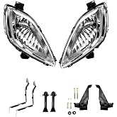 Nioboee Fog Lights Compatible With 2011 2012 2013 Hyundai Elantra Front Bumper Lamps w/Halogens Bulbs 1 Pair of Fog Lights