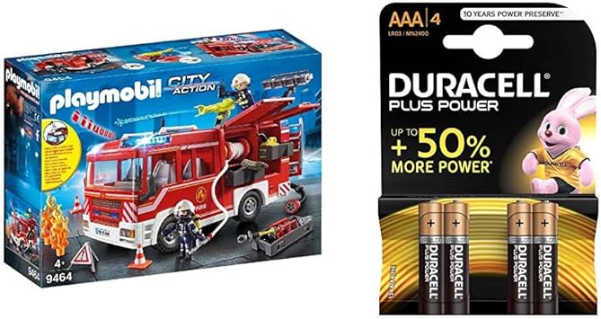 coche bomberos playmobil amazon