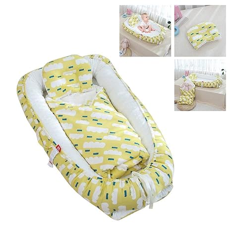 Buy Volwco Newborn Lounger Small Pillow Mat And Quilt Portable
