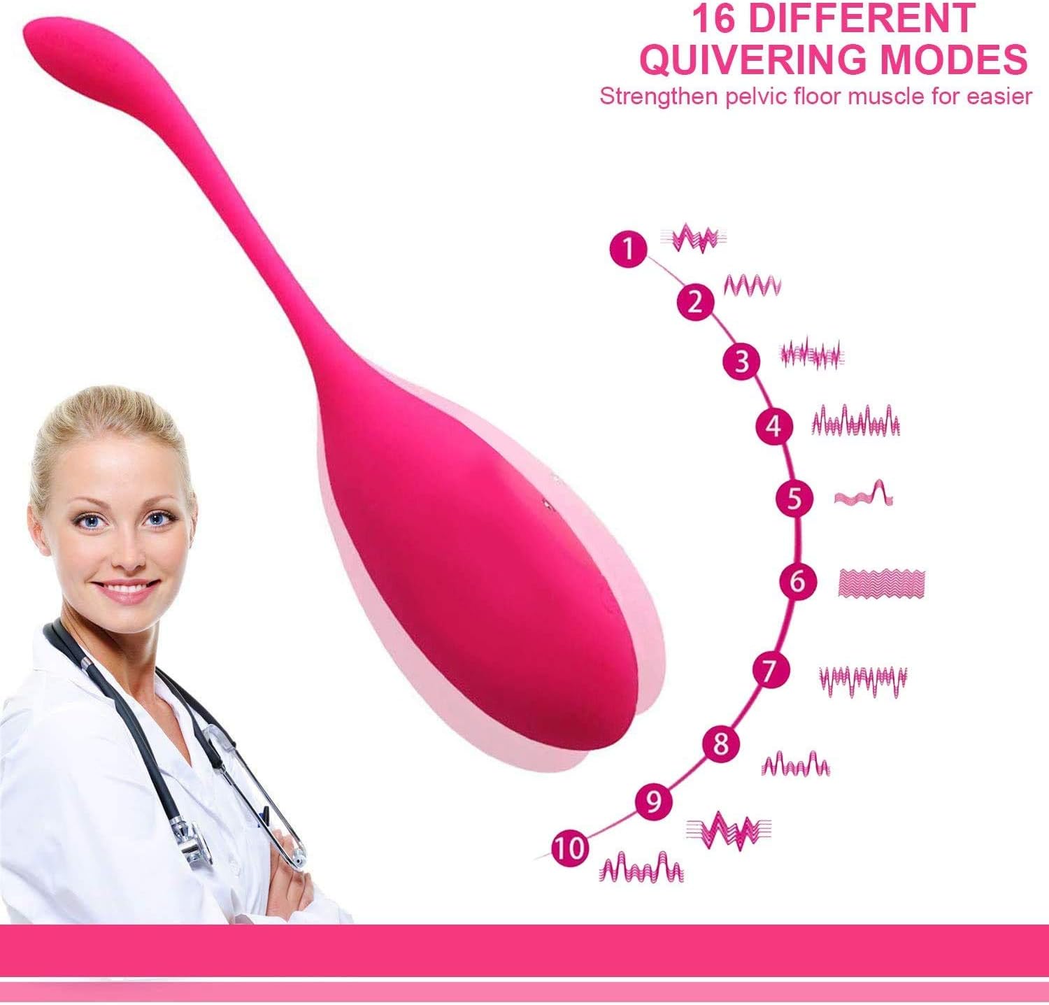 Kegel Balls for Women 100% Premium Silicone Ben Wa Balls Beginners & Advanced, Kegel Exerciser for Tightening Pelvic Floor Exercises: Health & Personal Care