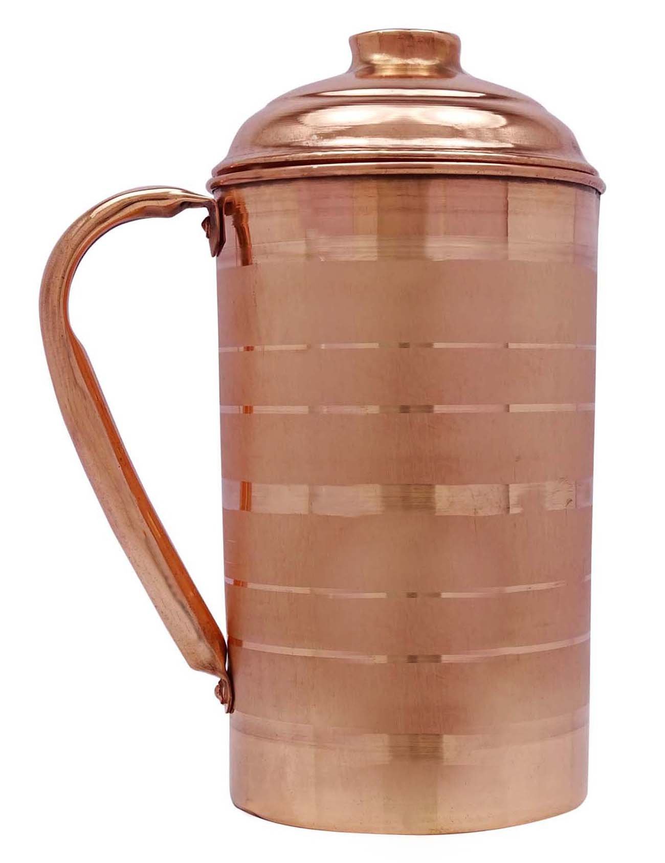 IBA Indianbeautifulart Indian Handmade Traditional Pure Copper Jug/Pitcher Storage Health Water Yoga Ayurveda
