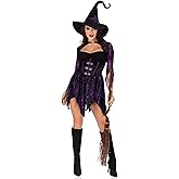Leg Avenue Women 2 Pc Mystical Witch Costume With Hat