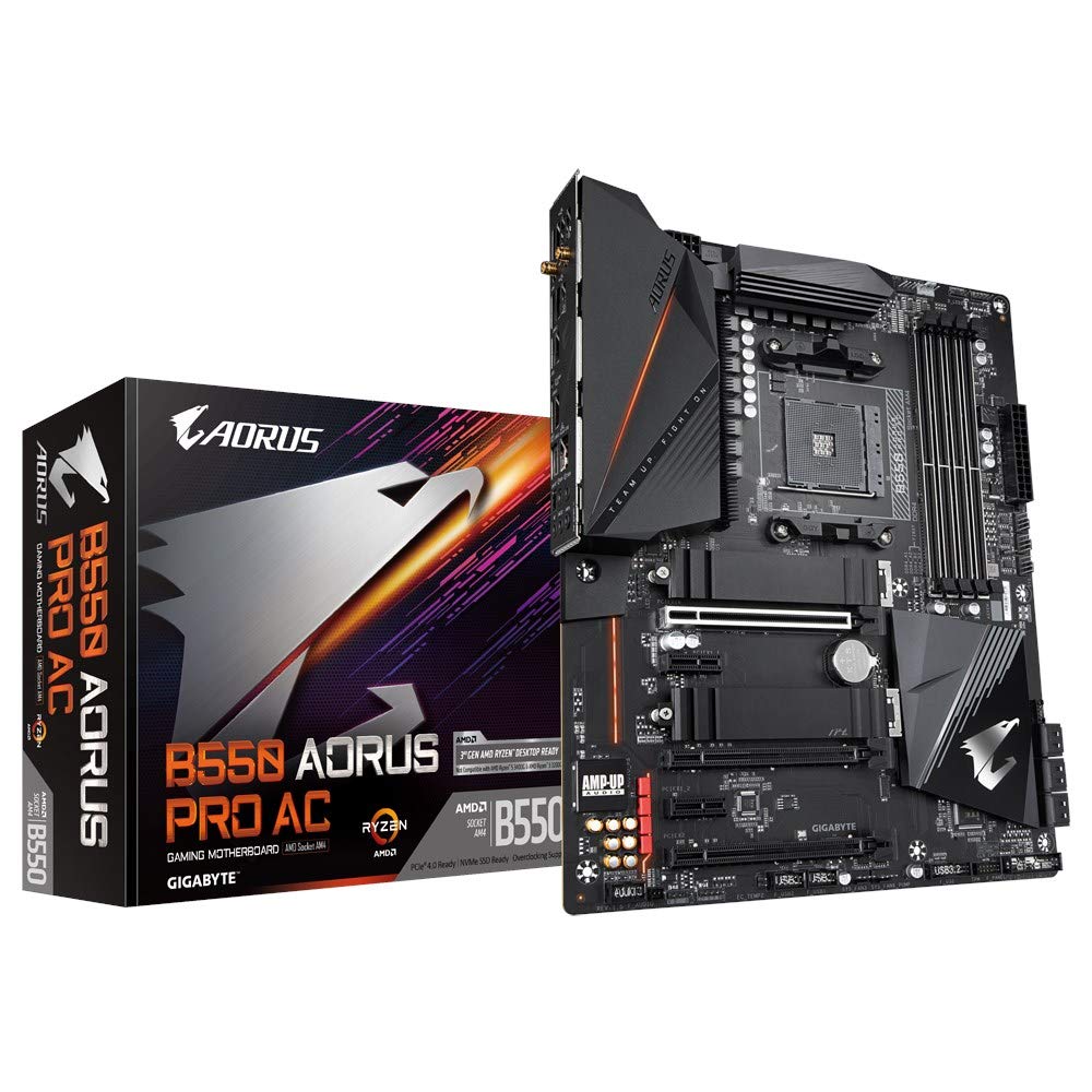 Gigabyte B550 Aorus Pro Ac Atx Motherboard For Amd Am4 Cpus
