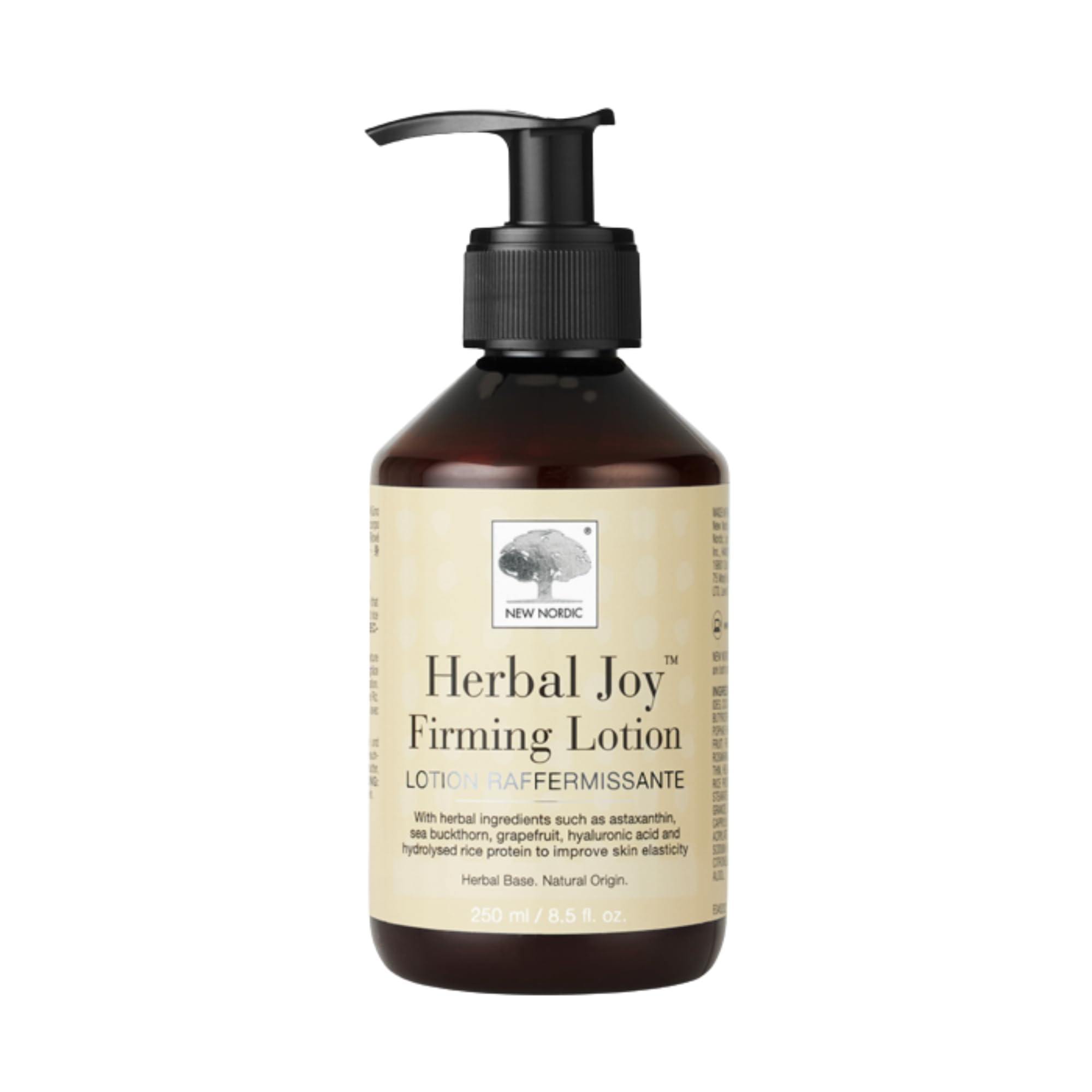New Nordic Herbal Joy Firming Body Lotion with Shea Butter for Hydrated Skin, Smoothing, Firming, & Nourishing Formula for a Youthful Glow, 250ml