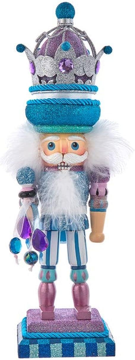 Nutcrackers - Kurt Adler Hollywood Jewel Colors King Christmas Nutcracker 15 Inch Multicolor