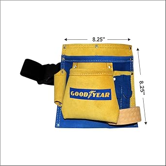 Goodyear 5 Pocket Leather Tool Bag