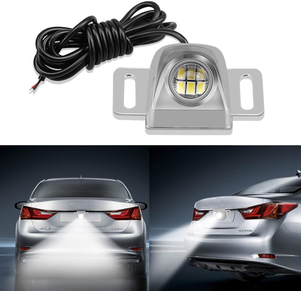 LEADTOPS Auxiliary Reverse Light Bulb, Mini Universal Super Bright Backup Parking LED Light Lamp Waterproof, Backup camera Illumination for Enhances 1156 1157 7443 3056 3156 3157 LED Lamps etc