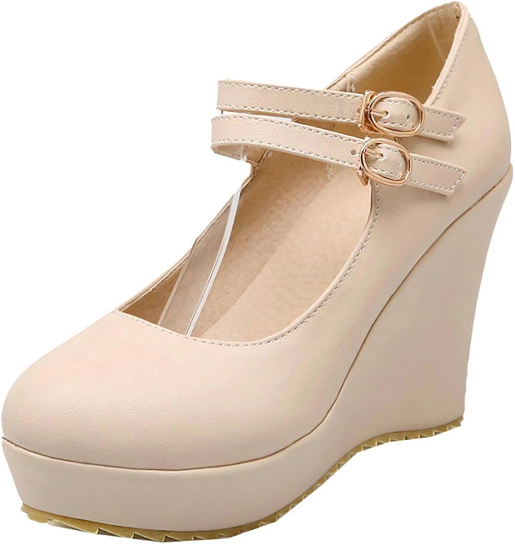 mary jane wedge heel shoes