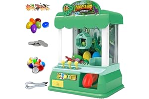 ANBURI Dinosaur Claw Machine, Large Claw Machine for Kids, Dinosaur Toys Games for Kids 3-5 5-7, 3 4 5 6 7 8 Year Old boy Birthday Gift Ideas, Vending Machine Toys for Tiny Stuff