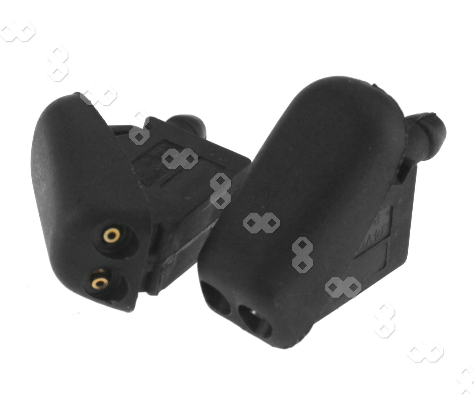 2x Windscreen Washer Jets Jet Front Window Water nozzles