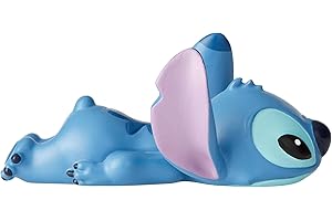 Enesco Disney Showcase Lilo and Stitch Laying Down Mini Figurine, 2.5 Inch, Multicolor,6002189