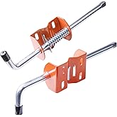 Wulankd Farm Gate Anchor Cane Bolt 18in, Heavy Duty Gate Drop Rod Metal Gates Stopper for Farm and Pastures,2 Packs