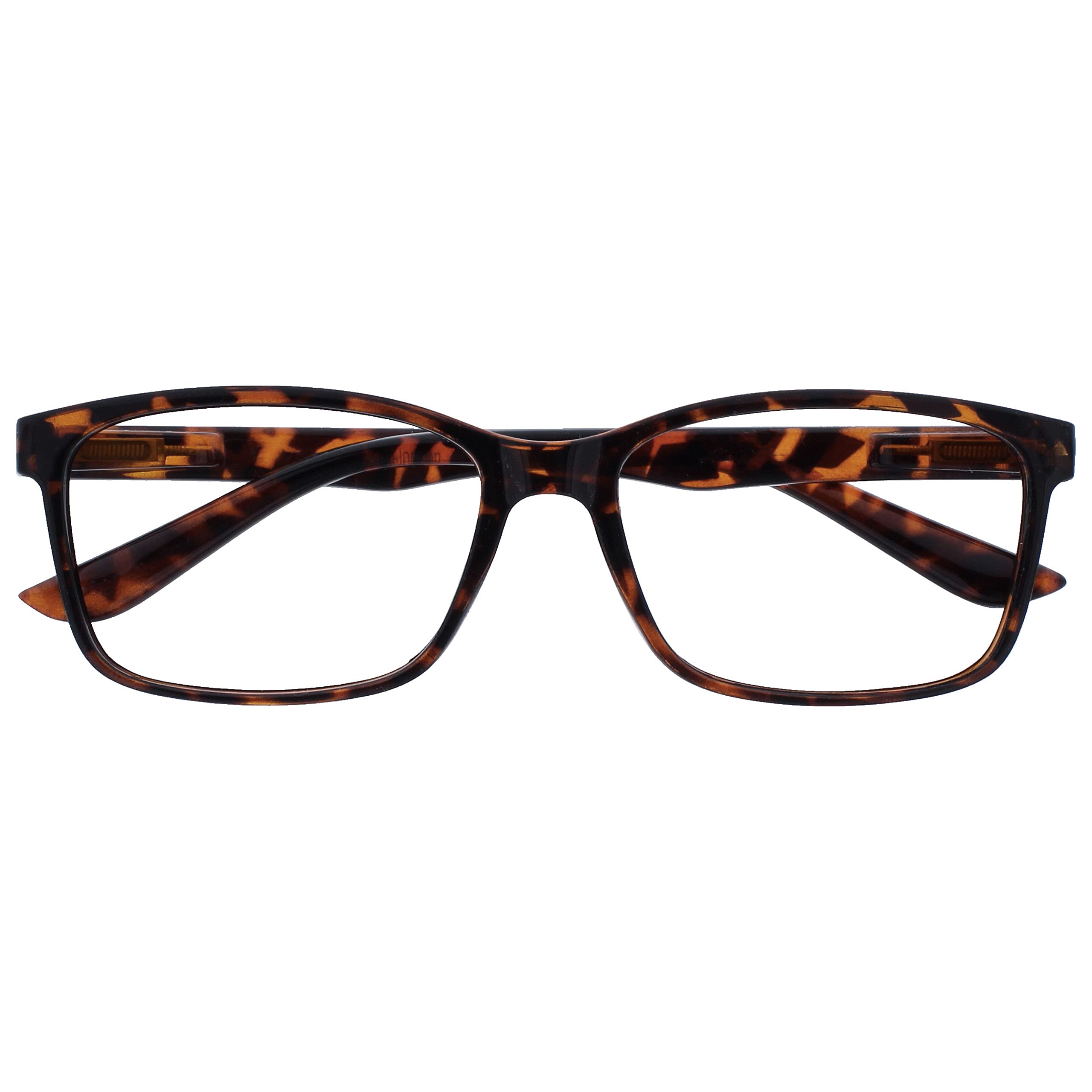 OPULIZE The Reading Glasses Company Brown Tortoiseshell Readers Large Designer Style Mens Spring Hinges R83-2 +1.00 — image 1