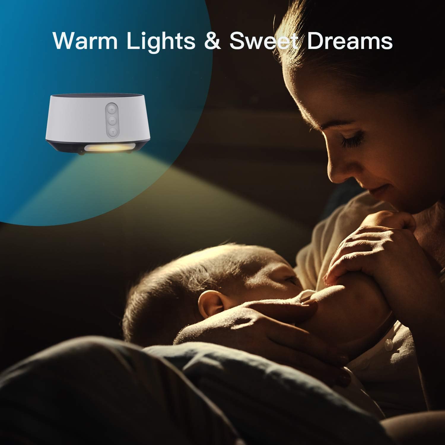 Letsfit White Noise Machine with Adjustable Baby Night Light for Sleeping, 14 High Fidelity Sleep Machine Soundtracks, Timer and Memory Feature, Sound Machine for Baby, Adults, Home and Office: Health & Personal Care