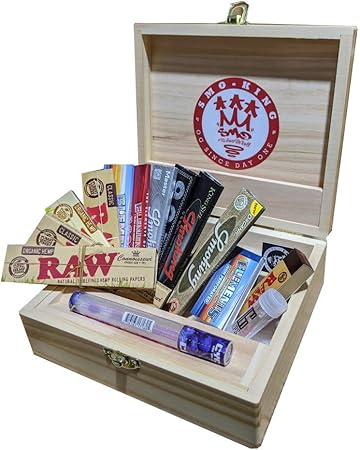 Rolling Supreme SMO-King - Caja de Madera de Pino Maciza de tamaño T3: Amazon.es: Hogar