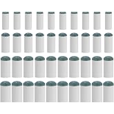 EOTJYAO 40Pcs Slip On Pool Cue Tips Replacement Kit, 4 Sizes Upgrade Pool Stick Tips for Snooker and Pool Cues, No Glue, Fast-Fix Solution for Stick Tip Replacement (9mm/10mm/12mm/13mm, 10pcs Each)