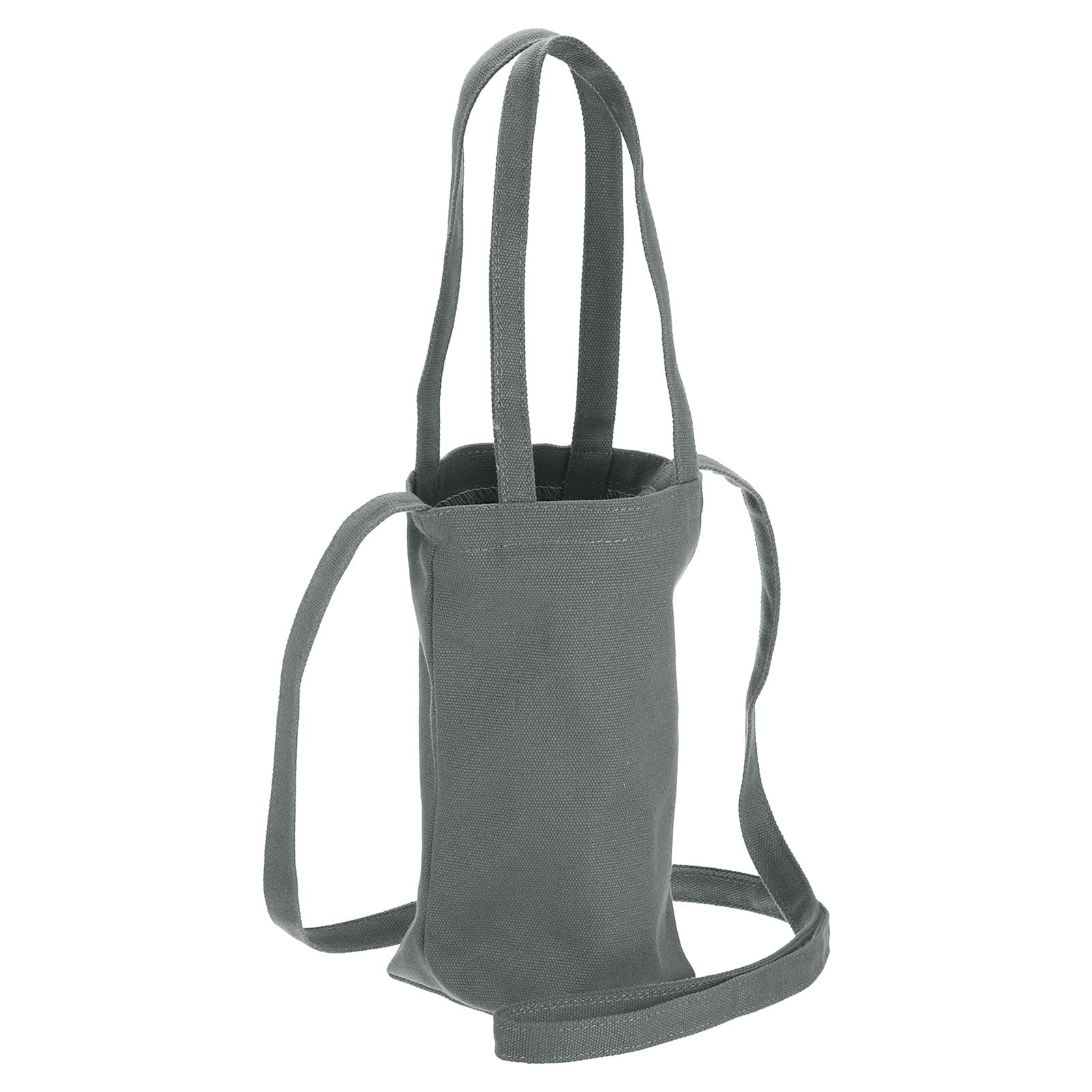 PATIKIL Water Bottle Holder with Strap, Portable Water Bottle Carrier Wide-Open Water Bottle Sleeve Pouch for Camping, Fishing, Hiking, Dark Gray