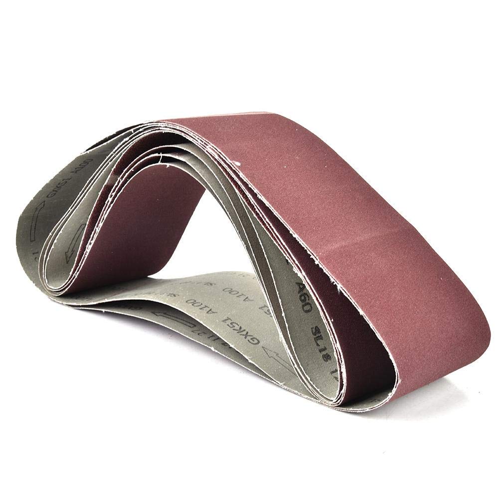 6Pcs GXK51B 915 * 100mm Sanding Belt Band Aluminum Oxide Sanding Belt