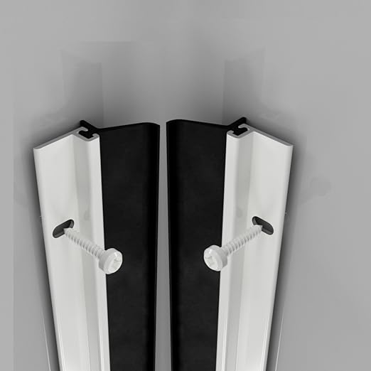 title=Guarnizione in gomma per perimetro esterno porte con dimensioni fino a 210cm x